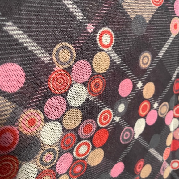 Sweet Pea grey & pink double mesh top - Picture 3 of 4